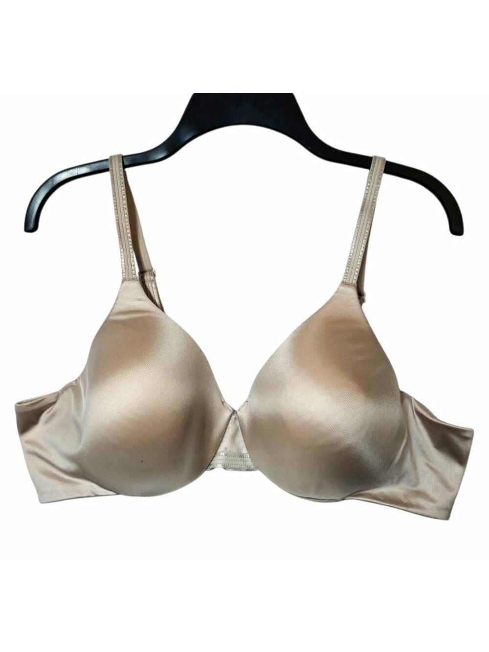Bali 38B Underwire Bra Light Beige Nude Padded Molded Cup Full Coverage Smooth